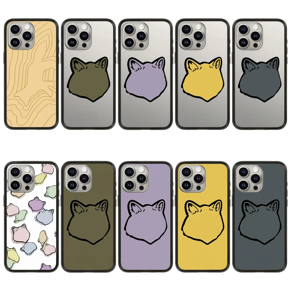 

Animal New Type Imprinted Letters on The Border Protective Acrylic MagSafe Case for IPhone 13 14 15 Pro 16 Pro Max