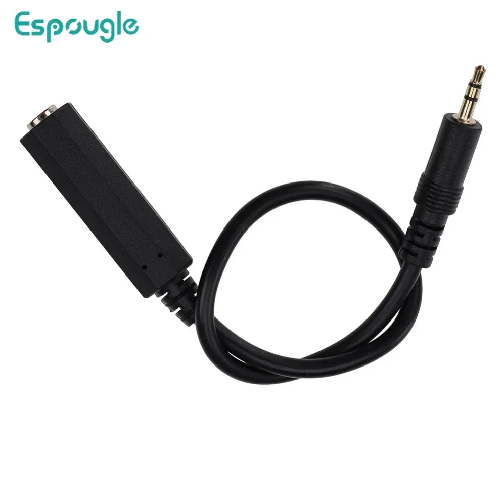 100pcs 3.5mm Male to 6.35mm Female Jack Stereo Audio Cable Adapter Cord Converter For Microphones Keyboards