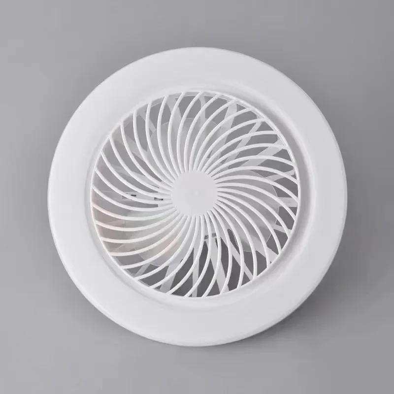 Ventilador de luz LED pequeño redondo y moderno, candelabros de alto brillo con protección ocular E27 para el hogar, dormitorio, cocina