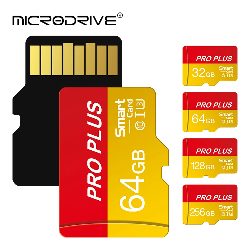 32/64GB/128GB High Speed Memory Car/With Adaptor 16GB 8GB 4K Class 10 Tarjeta Micro TF SD Card UHS-I Flash For Smartphone/camera