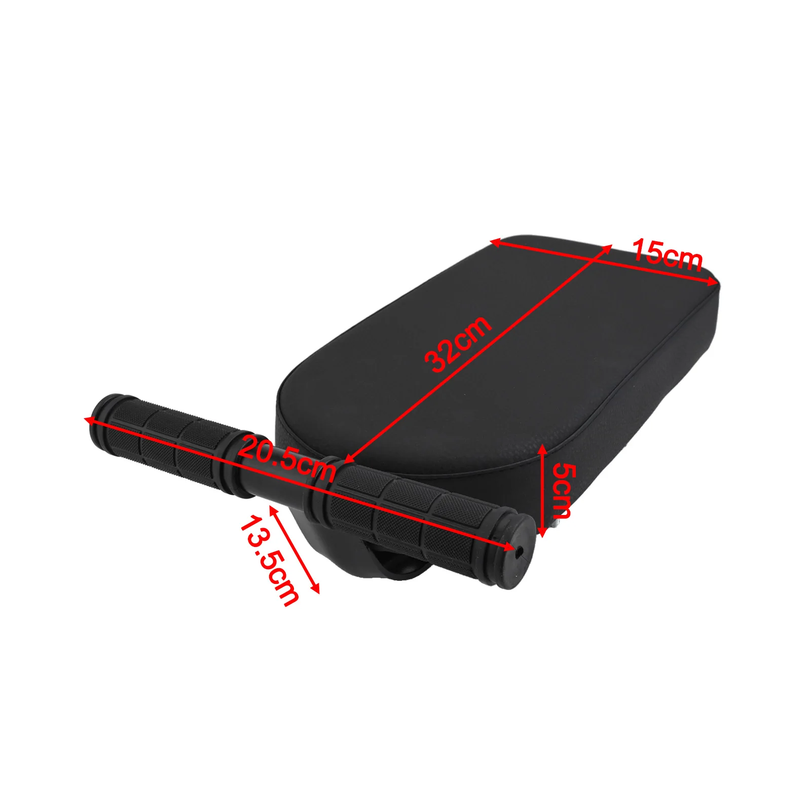 

Rear saddle with armrest and ABS foam materials designed to provide firm support and cushioning for mountain and travel bicycles