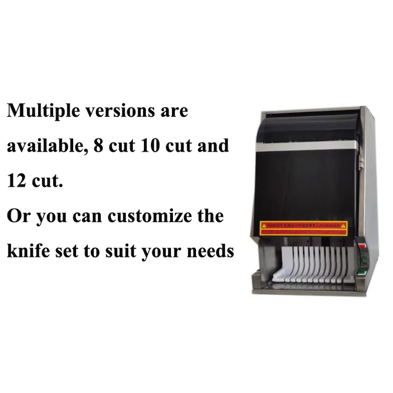 Commercial Sushi Cutter Slicer Automatic Sushi Roll 8 / 10 / 12 Pieces Rice Roll Cutting Machine Customization