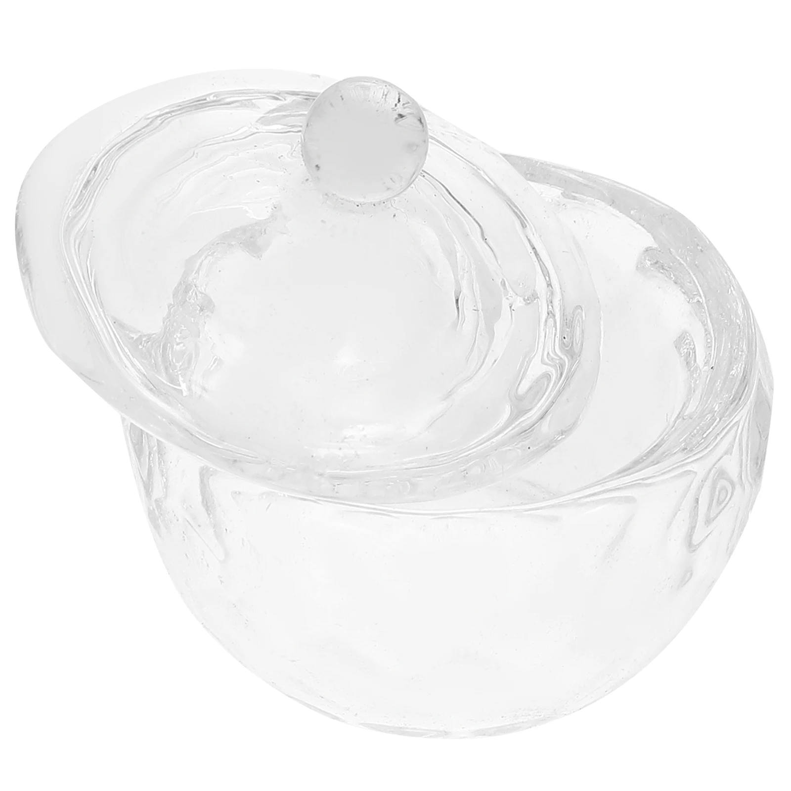 

Glass Nail Dish Bowl with Lid Dappen Dish for Acrylic Nails Manicure Liquid Holder Premium Nail Art Supplies for Salon DIY