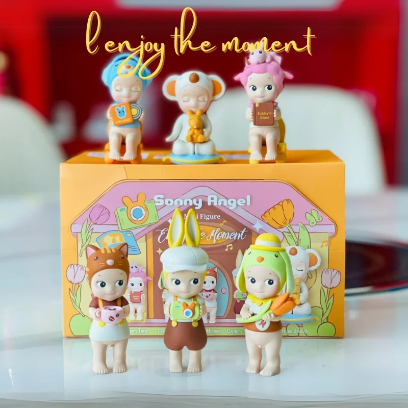 Sonny Angel Enjoy The Moment Blind Box Live Well Series Anime Figures Car Ornament Dolls Fans Children Collection Toy Gifts