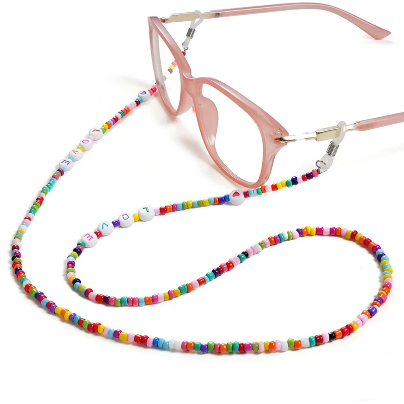 Crystal Beads Glasses Chain For Women Elegant Sunglass Lanyard Holder Reading Glasses Strap Neck Cord Hang On Neck Jewelry Gifts