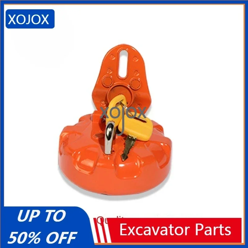 XOJOX Excavator Parts For Daewoo Doosan Fuel Tank Cover Dx55/60/75/300/260/420-9c Excavator Diesel Tank Cover Accessories