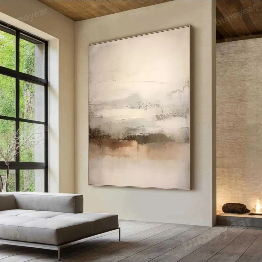 Large scale fashion 3D texture decoration mural handmade oil painting canvas modern art texture painting home decoration