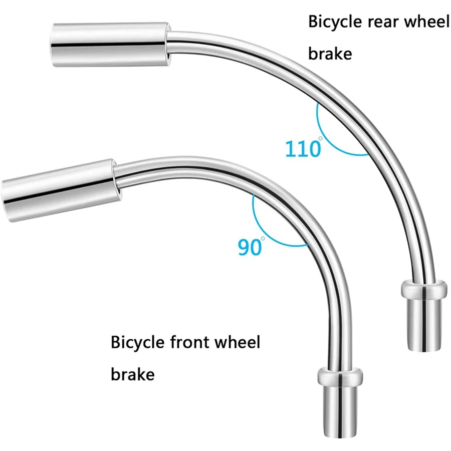 Bike Brake Noodle Cable Bicycle Cycling Brake Pipe with Rubber Boots for Mountain Bike Bicycle Accessories