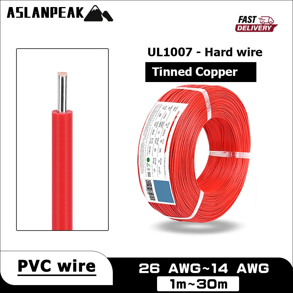 UL1007 26-14AWG 1-3…