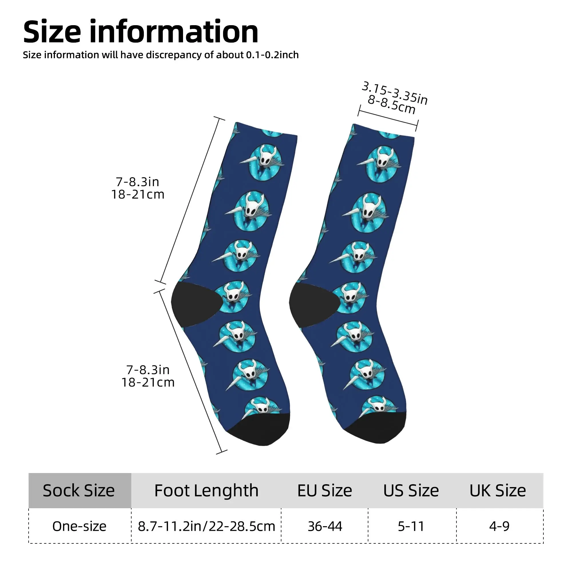 Hollow Knight Game Stockings Men  Socks Medium Soft Funny Socks Winter Skateboard Anti Skid Custom Socks Gift