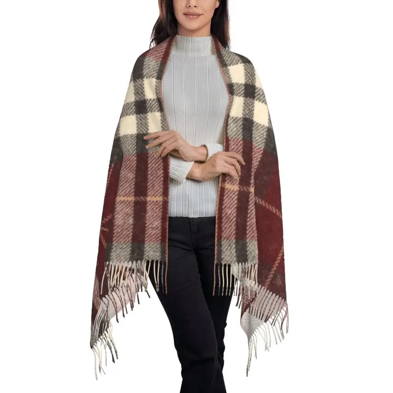 red stripe new model Scarf Cashmere Woman Wool Ladies Scarf Warm Scarf Women's Winter Scarves Autumn