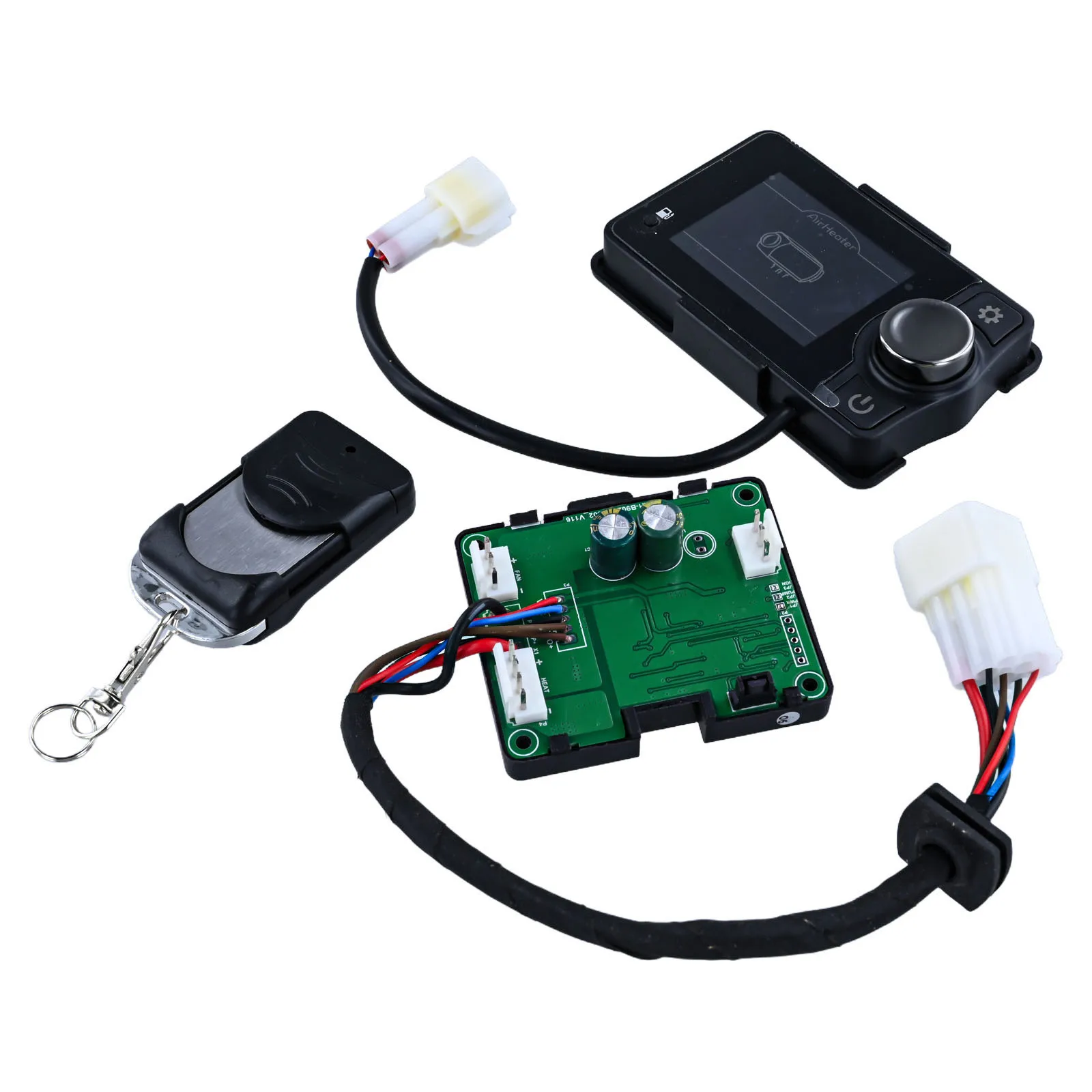 

12V 5KW 3-Wire Air Diesels Air Heater LCD Monitor Switch / Control Board Motherboard / Remote Control Car Parking Heater Control