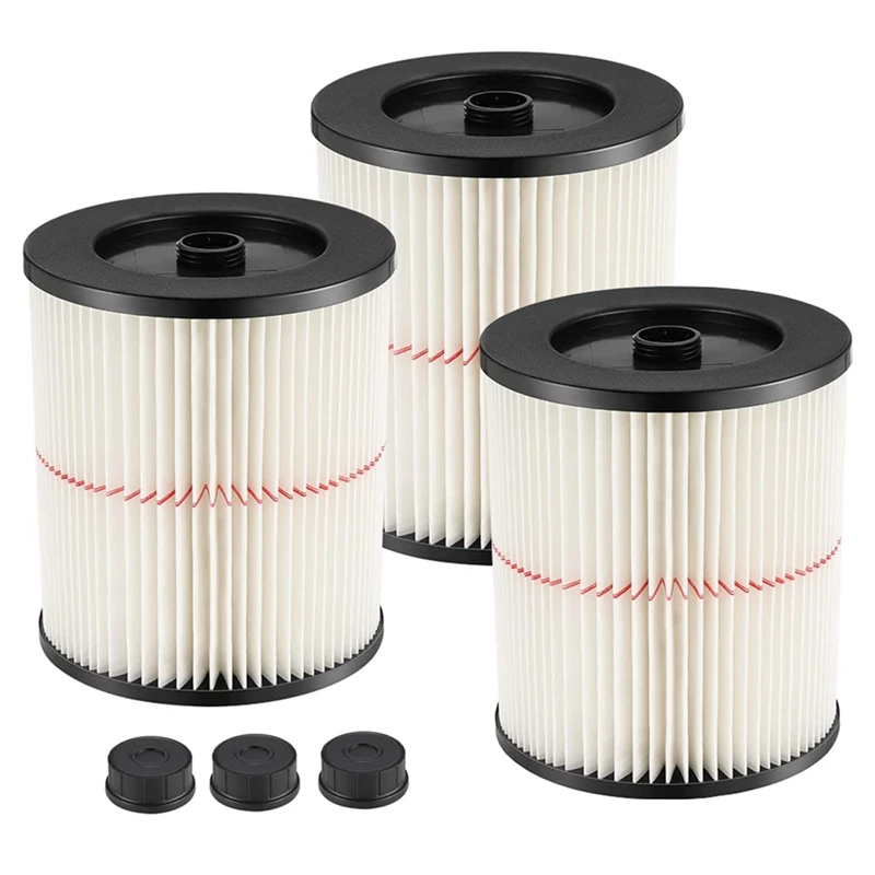 

HOT!3 Pack Wet/Dry Cartridge Filter Replacement For Craftsman Vac 9-17816 Fit 5 Gallon & Larger Vacuum Cleaner