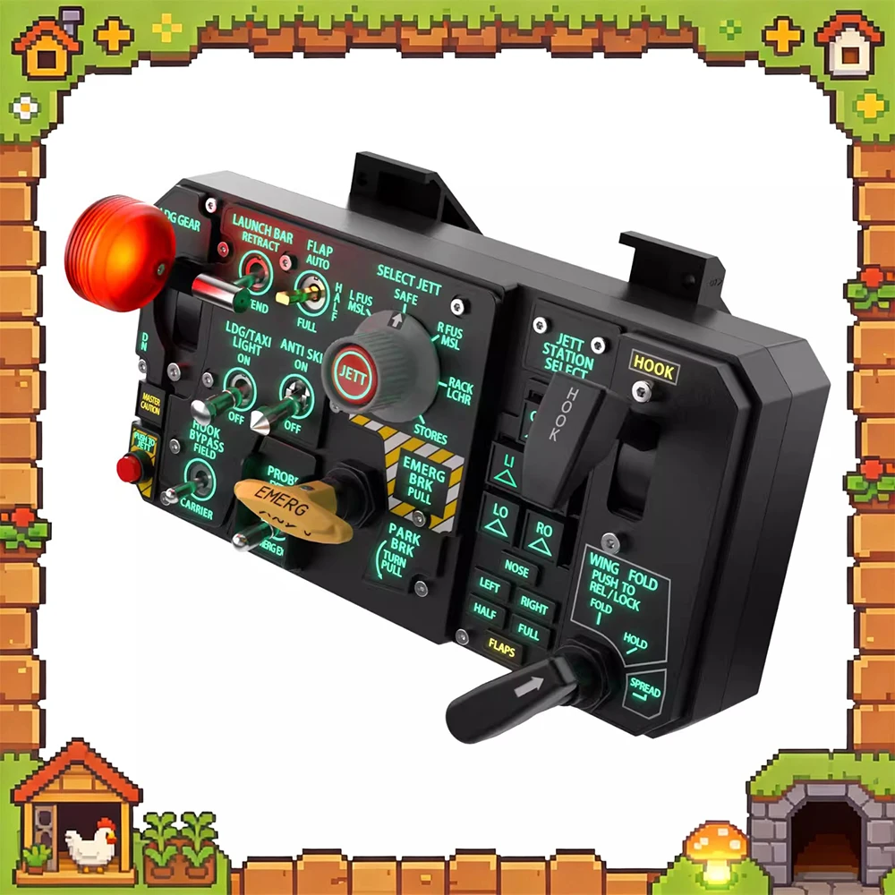 

Игровая панель WINCTRL MIP DCS: Ручка управления шасси, индикаторная лампа, аналоговая сигнальная лампа, 3D стереоскопическая панель для игр, подарки