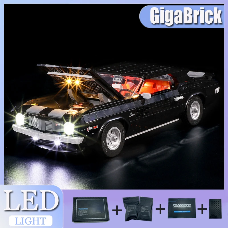 

Набор светодиодных фонарей для LEGO 10304, технический автомобиль Camaro Z28, строительные блоки, игрушки «сделай сам» (только светодиодный светильник, модель без блоков)
