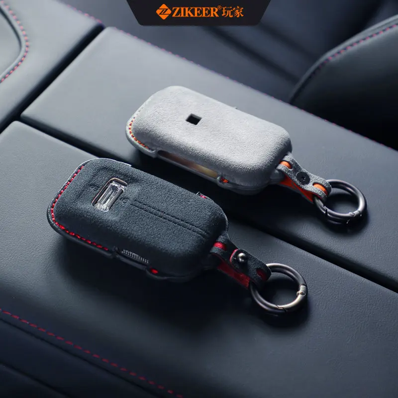 

ZIKEER is suitable for the Huanxin 26 Extreme Krypton 001/9X Bluetooth Keybag Intelligent Protection Set Alcantara