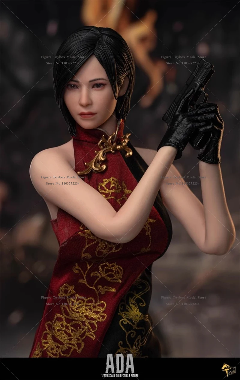 Master Team MTtoys018 1/6 Ada Wang Double Head Sculpt Movable Eye Design Cheongsam Cloth Design 12