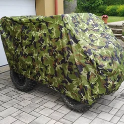 190T Camouflage Motorcycle Cover Camouflage ATV Cover Vehicle Beach Protector For Honda Yamaha Suzuki Big Bear Raptor Quads