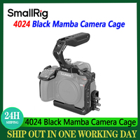 SmallRig 4143/4022 Camera Cage Kit 4023/4024 Black MambaCage Cage Kit For Panasonic LUMIX S5 II/LUMIX S5 IIX/LUMIX G9 II Camera
