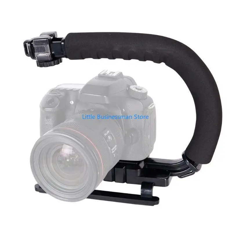 Stabilisierendes U-Grip-Handgriffstativ mit 1/4-Schraube-Kaltschuh-Videozubehör M76A – Detail 3