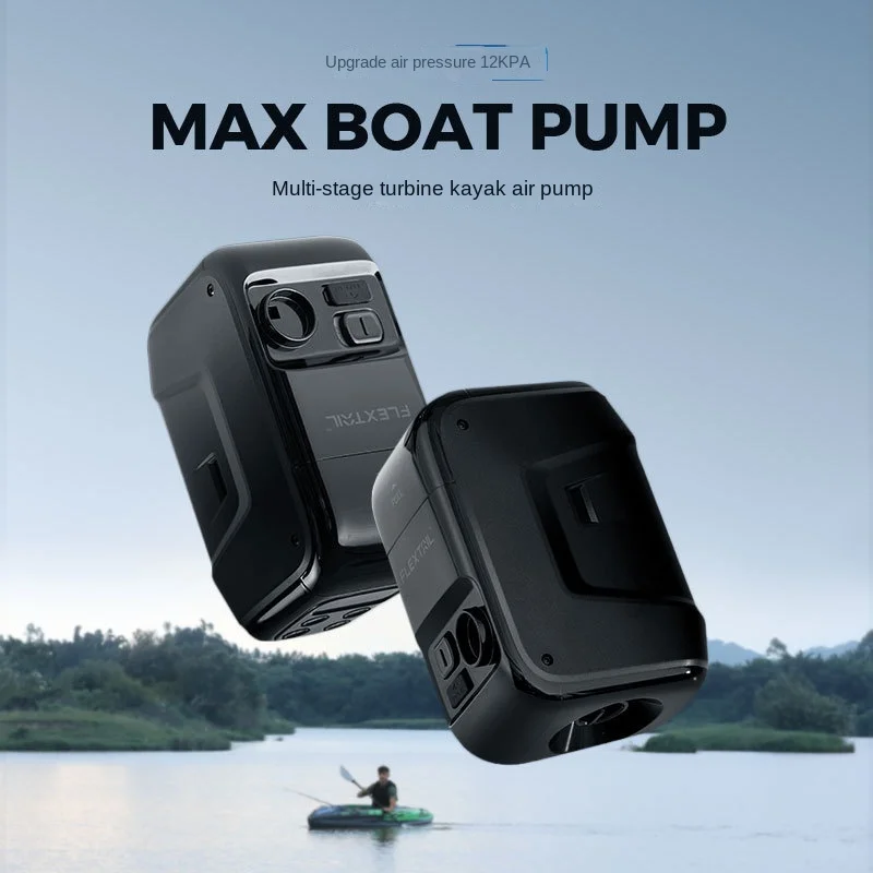 

Max Boat Pump 12kPa Cordless Air Pump Camping Equipment Electric Inflator USB Charging for Boat & Kayak