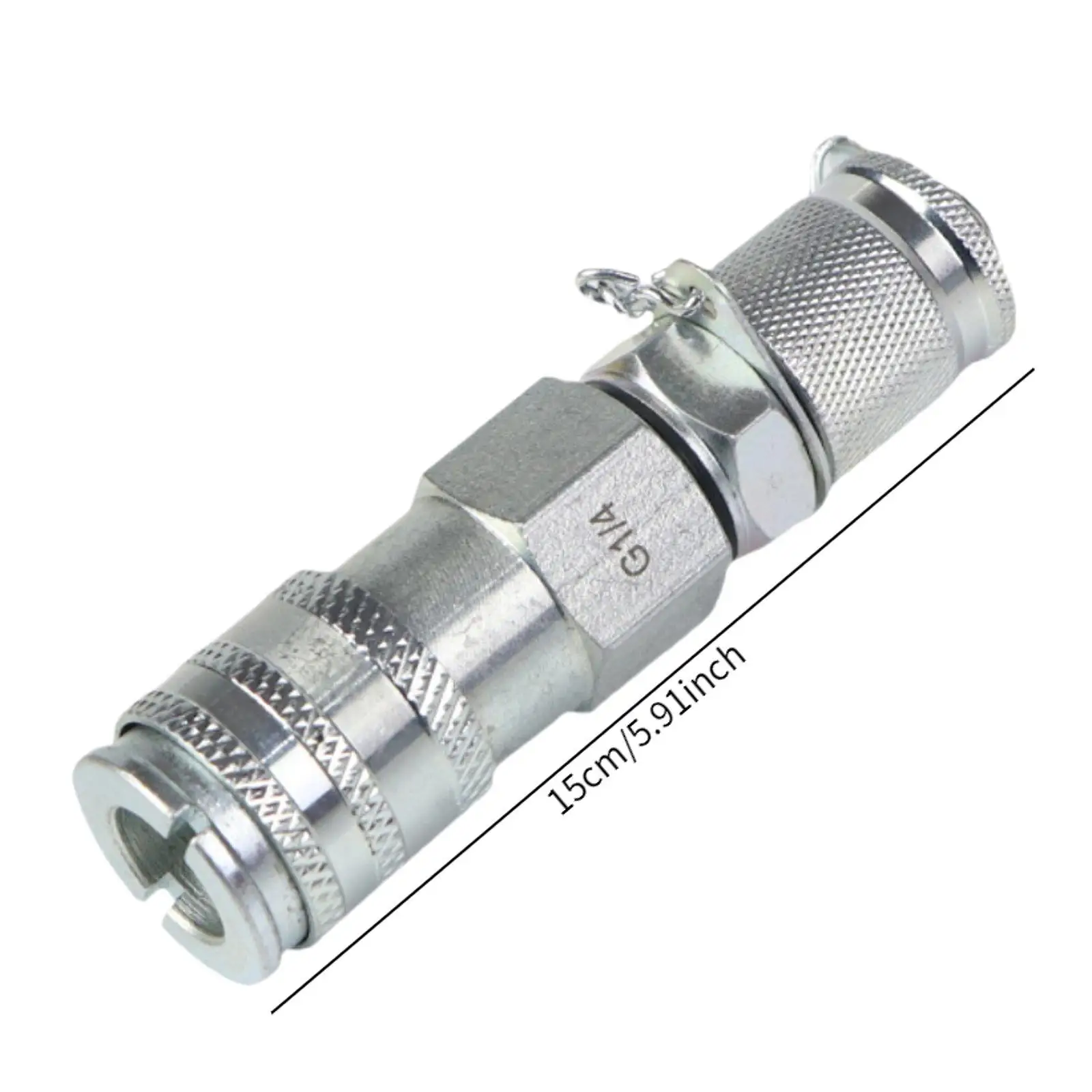 Bouchon de test de pression Kit d'accouplement de test de pression hydraulique facile à utiliser