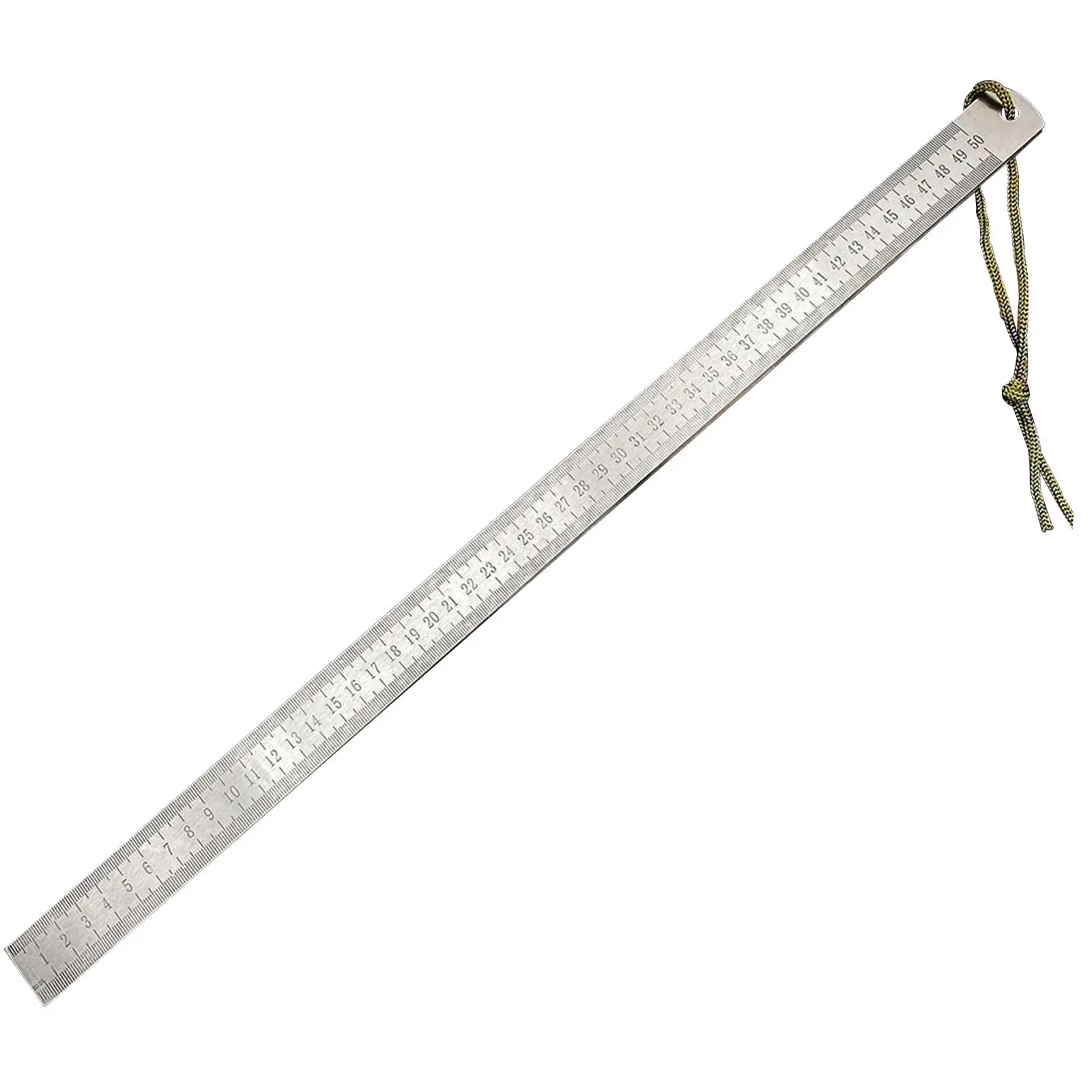 Multifunctional Ruler Compact Easy Measurements Rust Resistant Measuring Ruler 50cm Scale Markings for Mechanical Work Learning