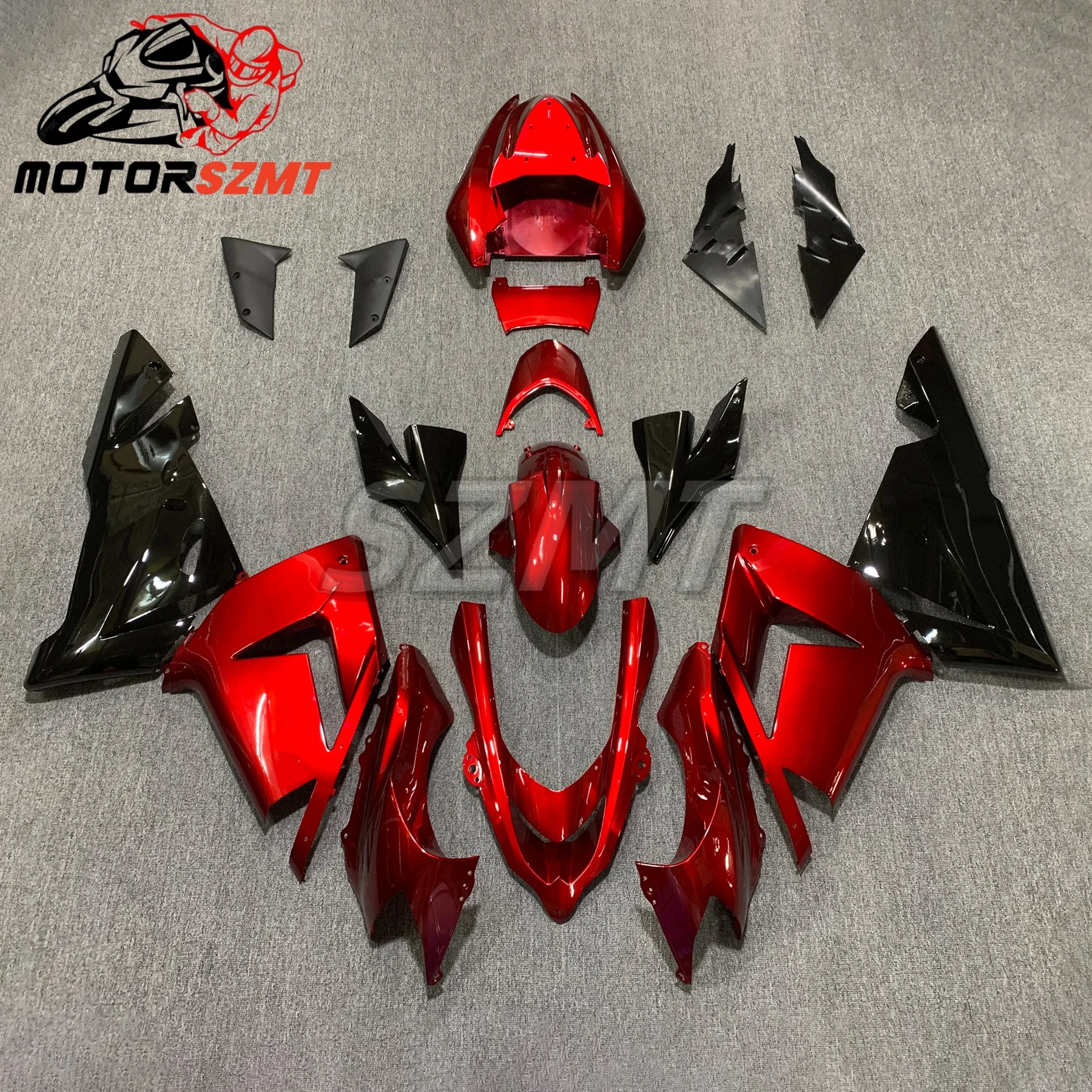 Motorcycle Fairings Kit for Kawasaki Ninja ZX10R 2004 2005 ZX-10R 04 05 Injection Red Black Bodywork Set red purple