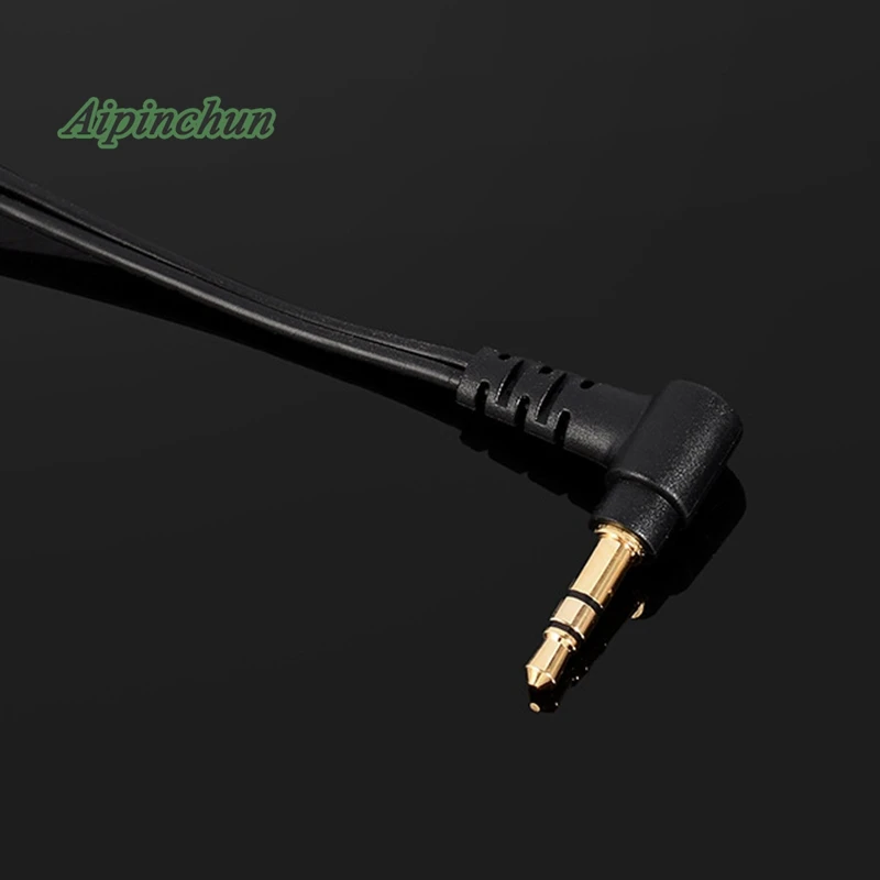 Aipinchun 3,5 мм 3-полюсный изгибающийся разъем для самостоятельной сборки наушников аудиокабель для ремонта наушников сменный шнур LC-OFC провод A34