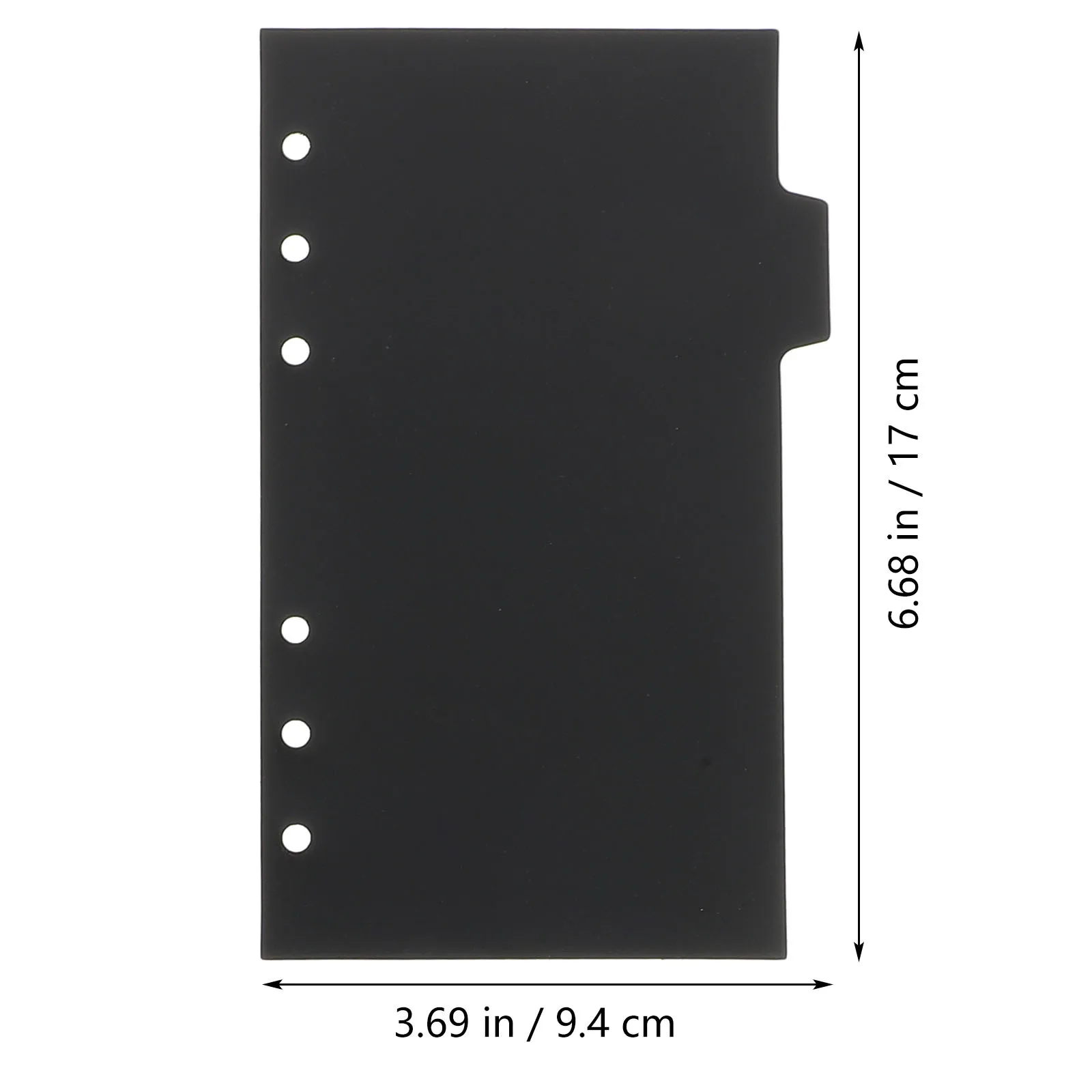 แผ่นแบ่งหมวดหมู่พลาสติก 18 แผ่น พร้อมแถบเขียนได้ สำหรับแฟ้ม สมุดโน้ตแบบถอดได้ จัดระเบียบเอกสาร