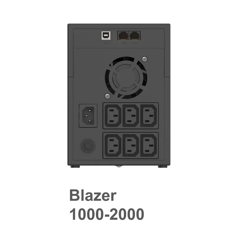 SANTAK BLAZER-2000 Pro 2000VA 1200W Line Interactive UPS Surge Protection Battery Backup UPS for Office Small Server