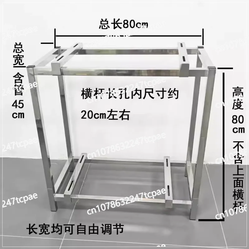 

Stainless Steel Double-layer External Machine Floor Shelf 1.5P3P Central Air Conditioner Universal Double-layer Stacked Bracket