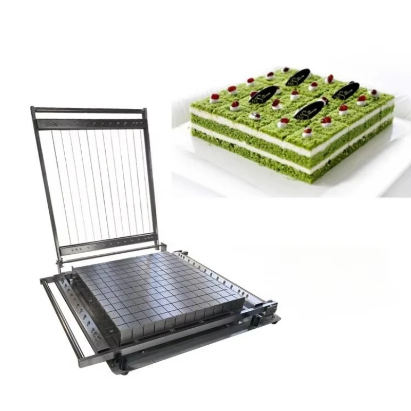 Manual Cheesecake Cube Cutter: Commercial Food Cutting Tool