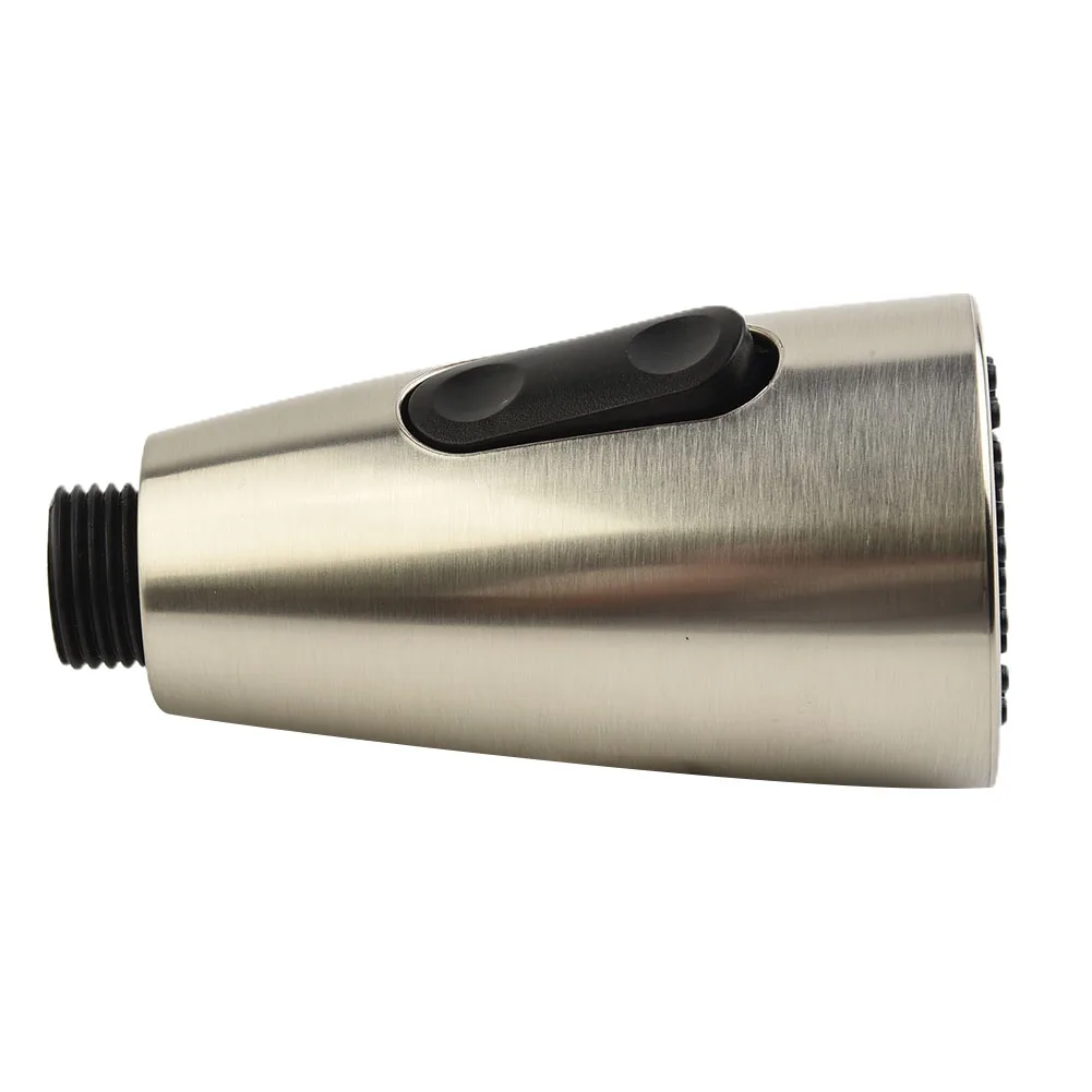 Rust-resistant 360° Rotate Spray Tap Head Water Saving Aerator Bubbling Rain Two Spray Style Black Kitchen Sink