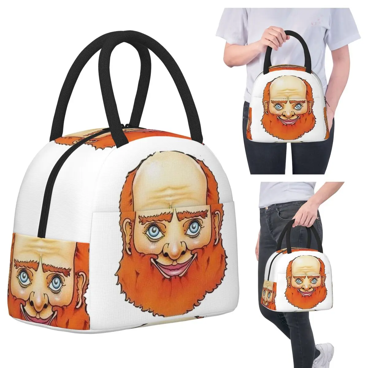 

Gentle Giant Logo Lunch Bags Insulated Bento Box Waterproof Lunch Tote Leakproof Picnic Bag Cooler Bag for Woman Children Office