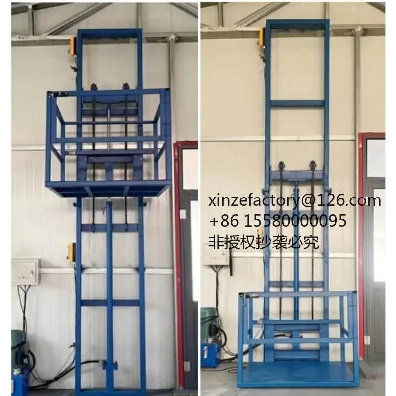 Factory Direct 2026 Top Rated Hot Selling Small Warehouse Factory Guide Electric Hydraulic Lifting Platform