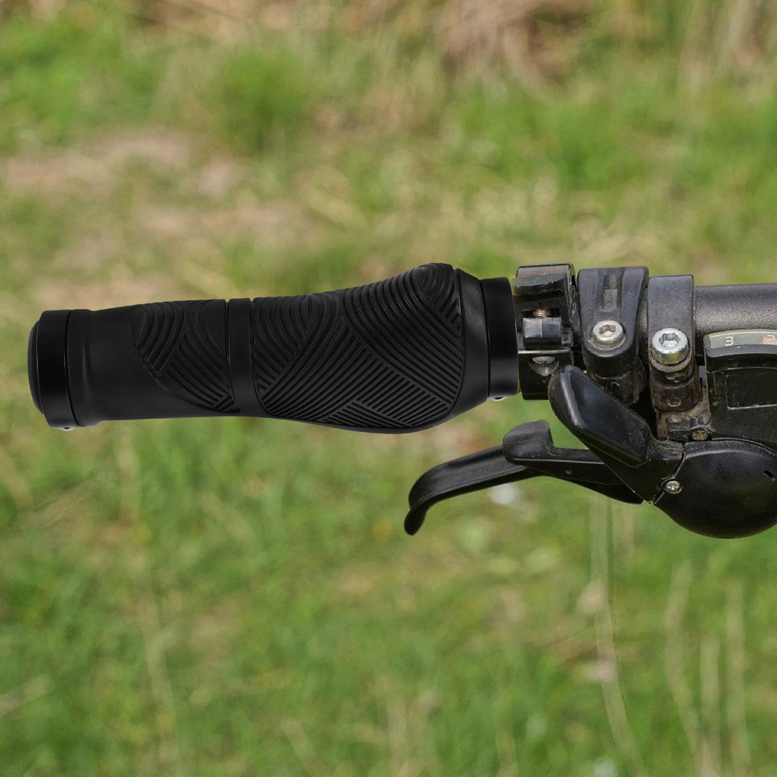 

1Pair Silicone Mountain Bike Handlebar Grips Anti Slip Shockproof Ergonomic Comfortable Cycling Electric Bike Accessories