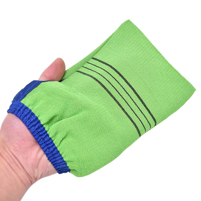 Portable for Adults Double-sided Towel Korean Exfoliating Bath Washcloth Body Scrub Shower Towel Coarse Grain Brush