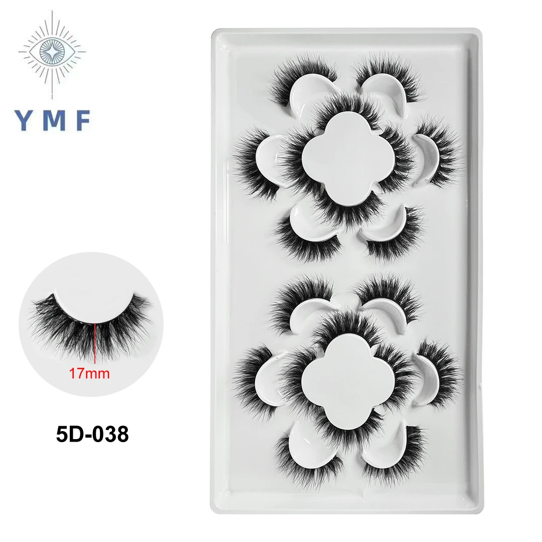 NEW 10 Pairs 5D Natural False Eyelashes Soft Eyelash  Makeup Fake Eye Lashes Faux