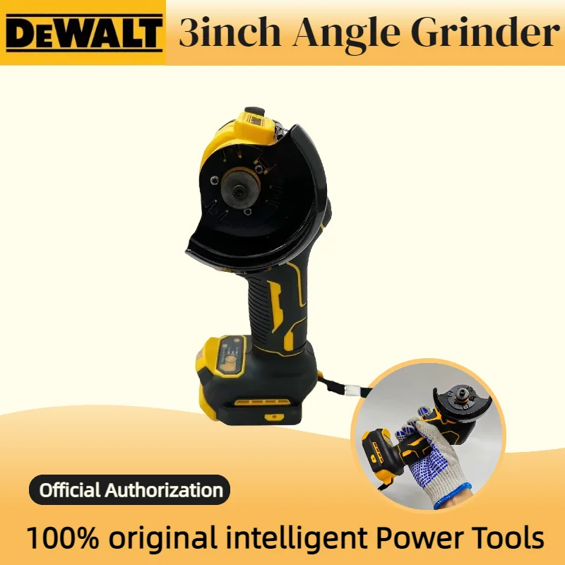 DEWALT Cordless Angle Grinder 3 Inch Mini Polishing Grinding Machine Electric Cutting Power Tools For 20V 18V Battery view 3