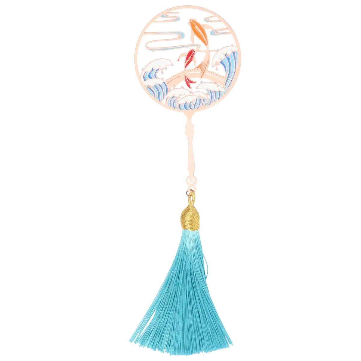 

Colorful Bookmark Bookmarks Plant Printing Classical Cord Magnet Beautiful Tassel