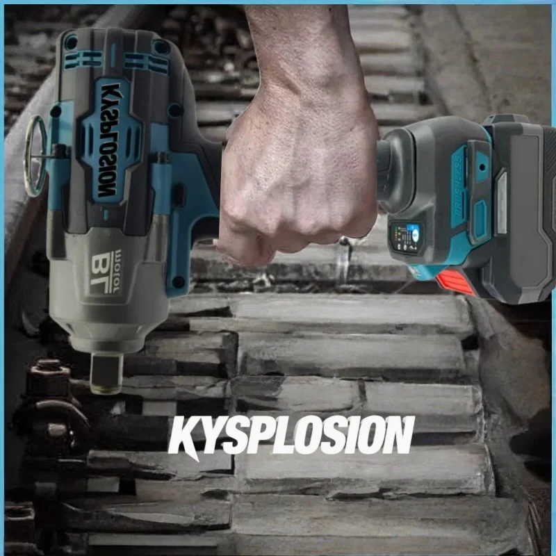 

TW001 2100 Нм Бесщеточный электрический ударный гайковерт Беспроводной воздушный гаечный ключ с высоким крутящим моментом для ремонта автомобильных шин Электроинструменты