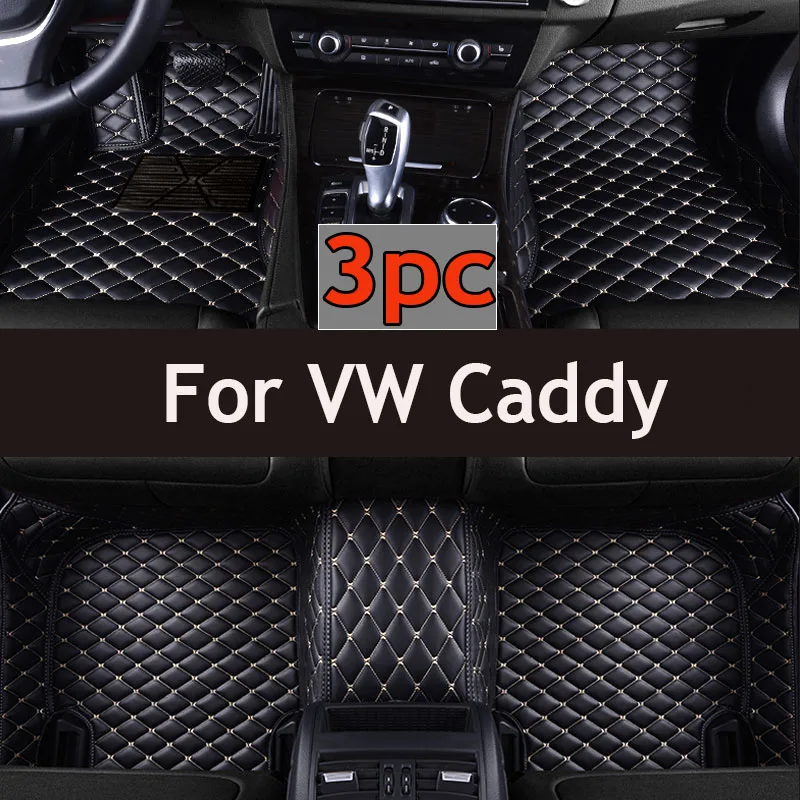 Car Mats For VW VW Caddy 2K 2015~2019 Waterproof Accesorios Para Auto Car Floor Mats Tapetes Para Carro Car Accessories