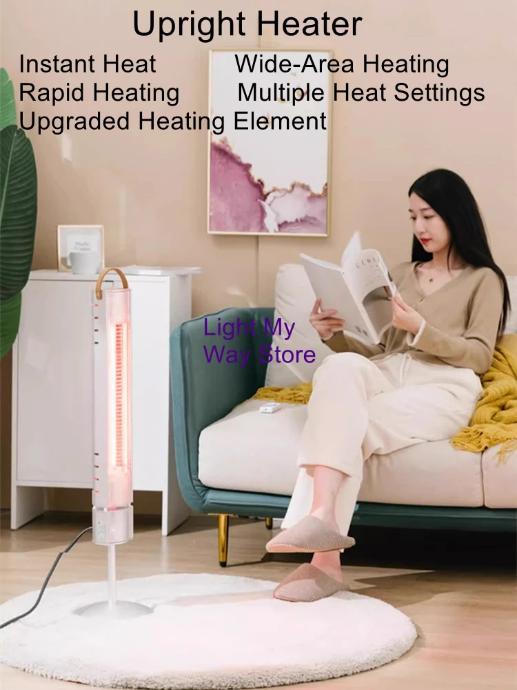 High-Power Outdoor Heater, Electric Heater for Home, Indoor and Outdoor Use, Quiet Operation