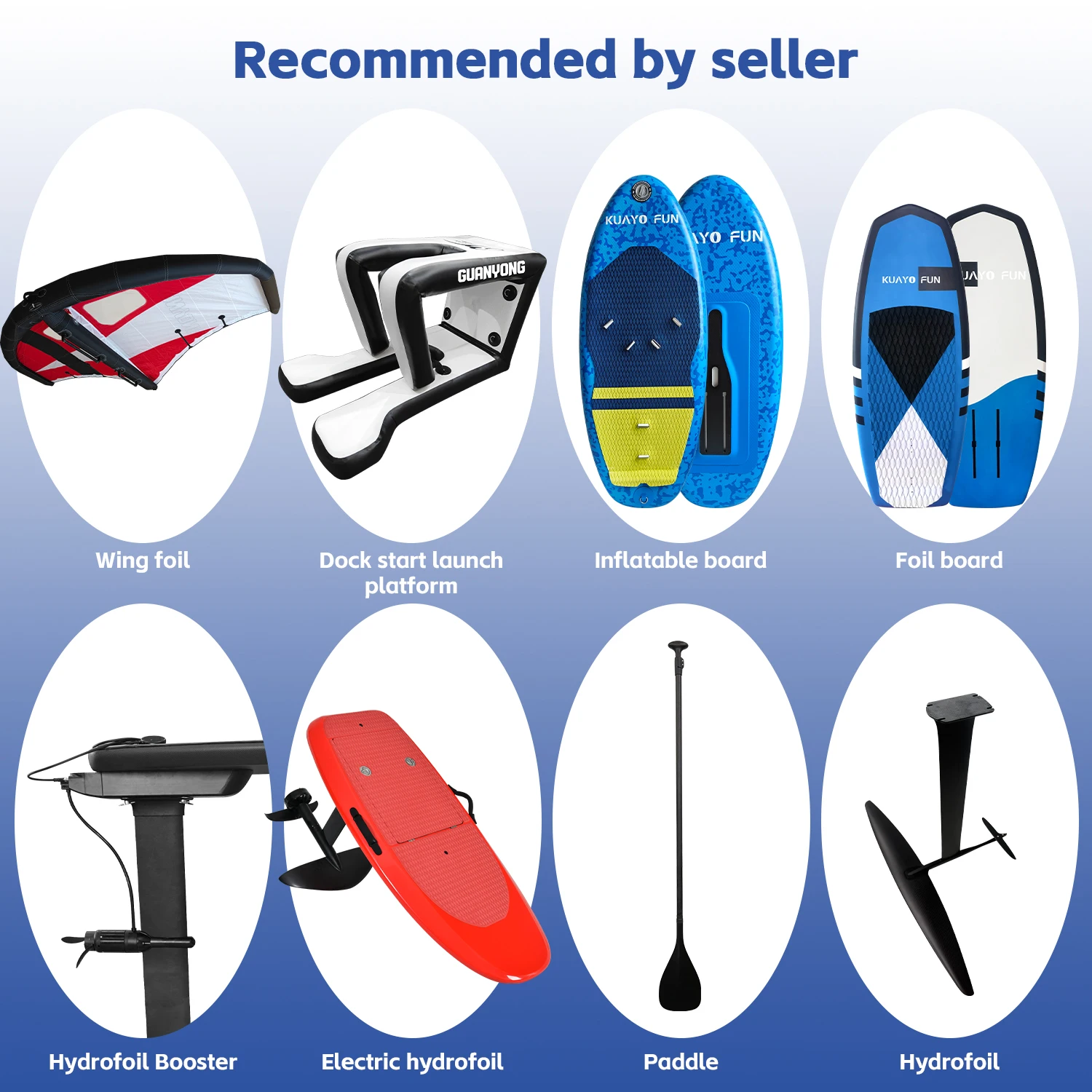 Hydrofoil ART V2 819 Carbon Package High Speed Quick Turning Low Drag Strong Wind Open Water Ride Performance Mast