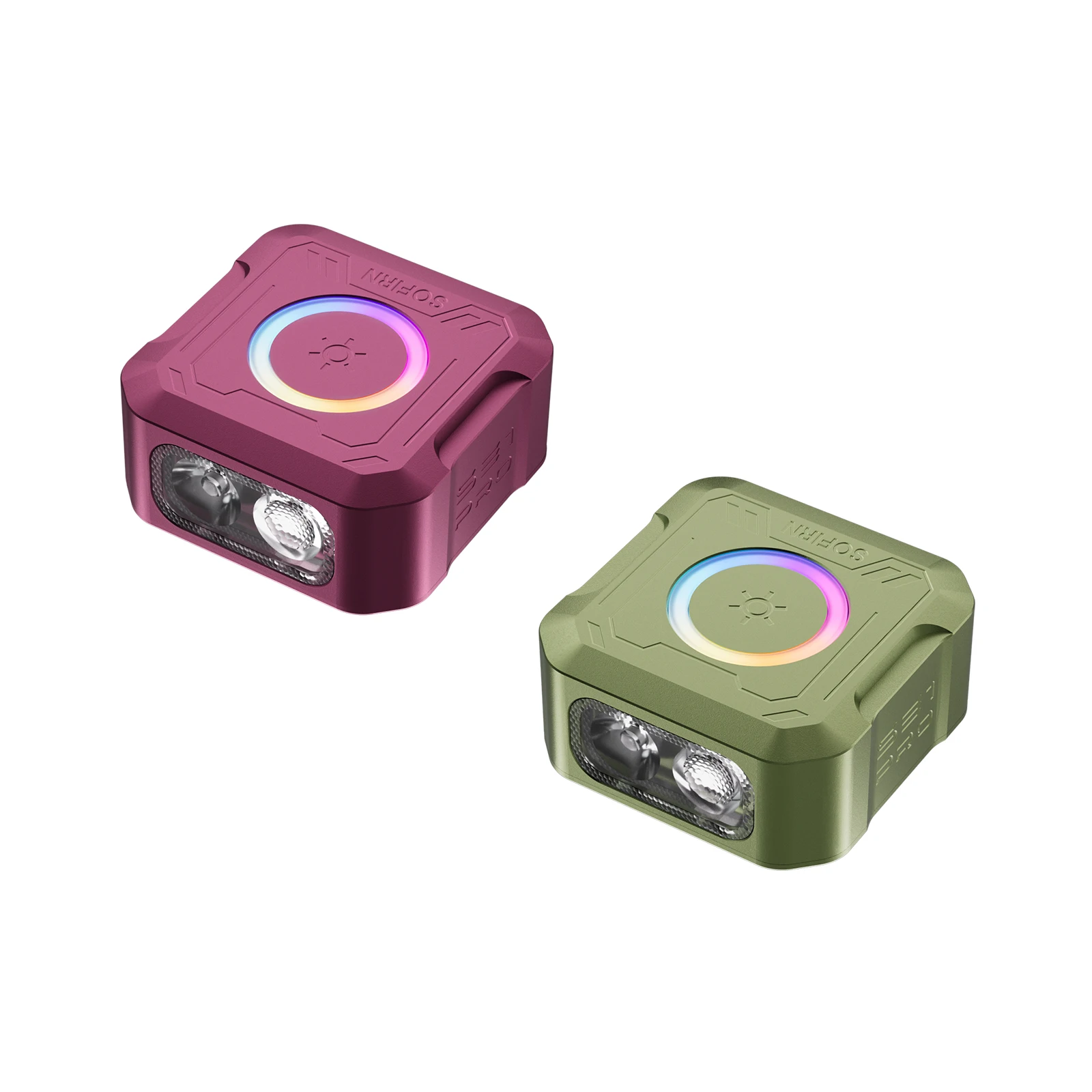 SOFIRN SE1 PRO EDC Keychain Flashlight RGB LED High CRI90 Magnetic Wristband Torch Type-C Rechargeable Portable Warning Light image 3