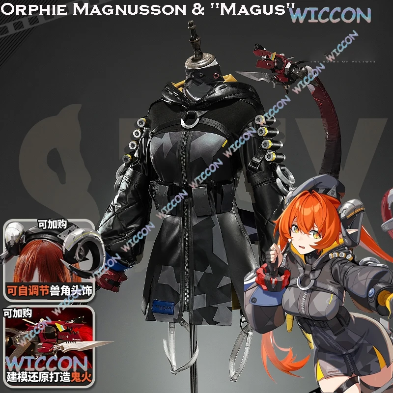 

Hemera/Orphie & Magus Orphie Magnusson & "Magus" Косплей Костюм Парик Zenless Zone Zero Костюм Одежда Хэллоуин ZZZ Игра Orfia