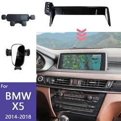 For BMW X5 F15 2014 2015 2016 2017 2018 Phone Holder Car Screen Panel Fixed Base Wireless Charging Support Gravity Phone Mount