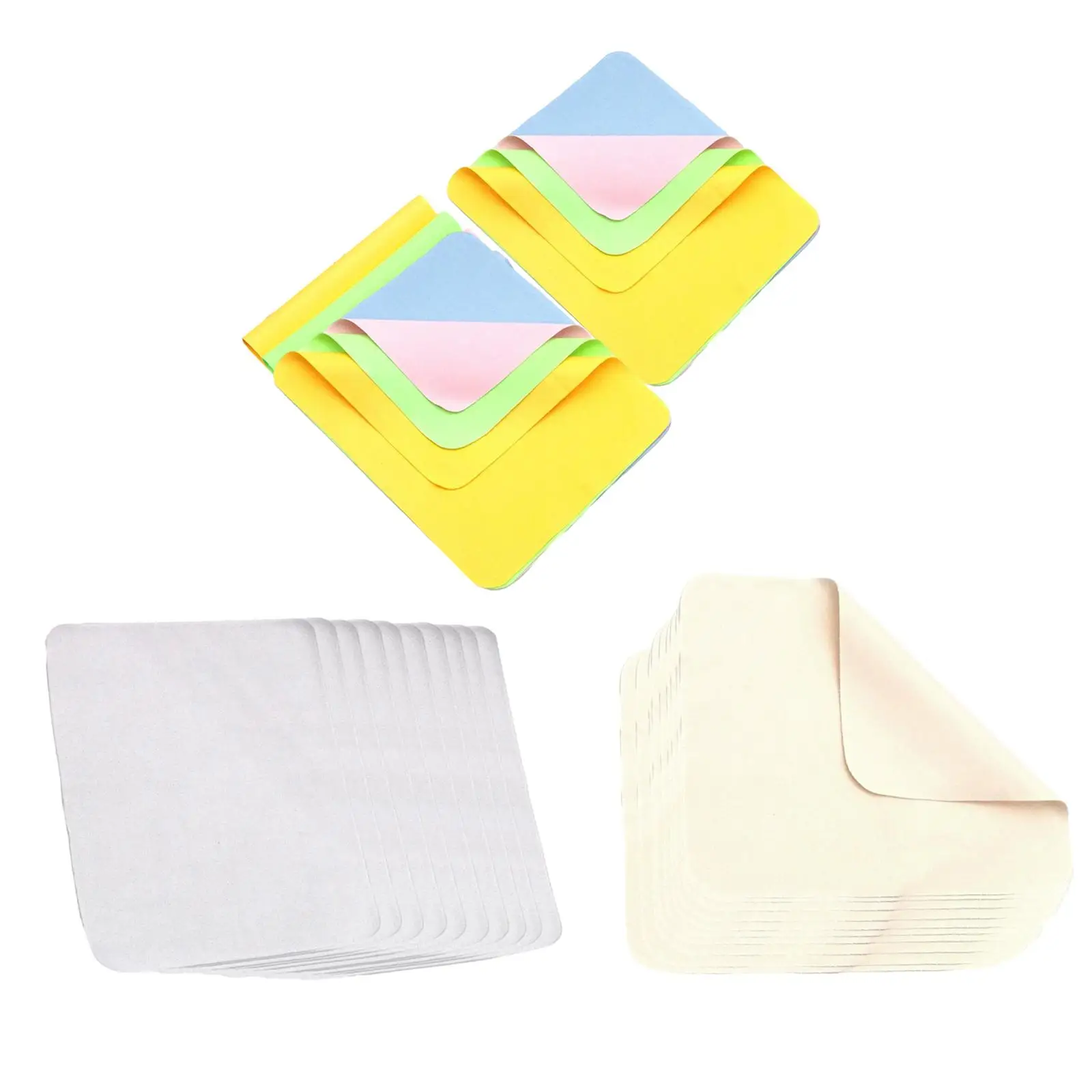 10Pcs Pre Cut Chamois Cloth Chamois Pottery Tools Ceramic Supplies Leather for