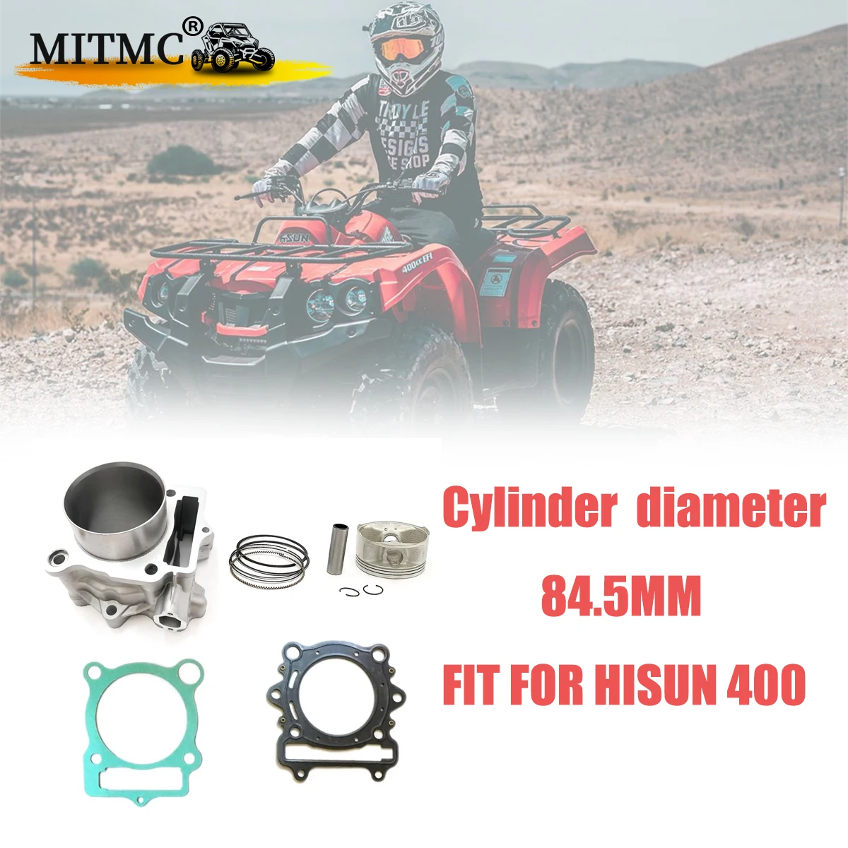 Cylinder Kit FOR HISUN 400 ATV UTV SPARE PARTS HS CODE 1211A-003000-0000 ERP CODE P0030001211A0000